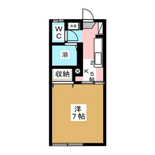 大野PLAZA【2階】の間取り