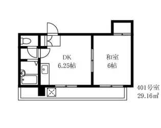 第2日の本ビル【4階】の間取り