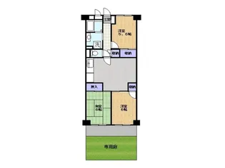 ウィンザーハイム志木【1階】の間取り