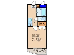 ボンシック桃山【2階】の間取り