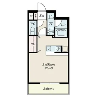 オハアスール【4階】の間取り