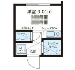 カーサ・フォレスタ【1階】の間取り