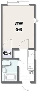 浜乃木公園ハイツ2号館【2階】の間取り