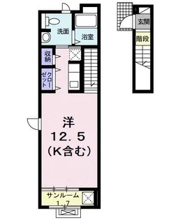 フェリオ【2階】の間取り