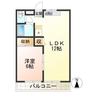 ラビットハウス白山I【3階】の間取り