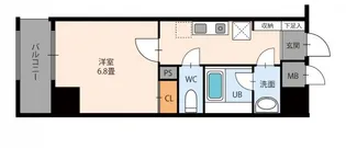 サザンクレスト堺東【3階】の間取り