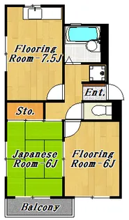 三和西葛西【3階】の間取り