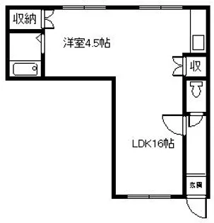 パラドール【2階】の間取り
