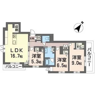 ニワヤ【3階】の間取り