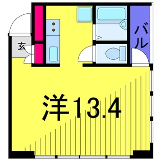 サンストン亀有【4階】の間取り