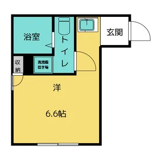 ジュネス湘南【1階】の間取り