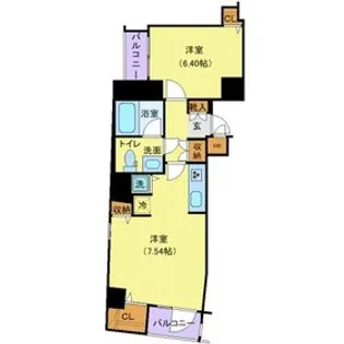 ル・リオン牛込柳町【3階】の間取り