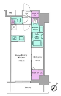 アーバネックス日本橋茅場町【5階】の間取り