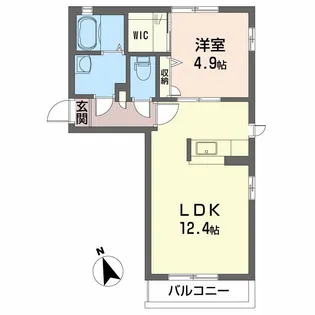 シャーメゾン弐丈【2階】の間取り