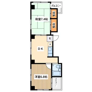 アーバン寺町【3階】の間取り