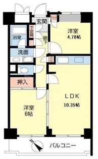 グレイス瑞江【6階】の間取り