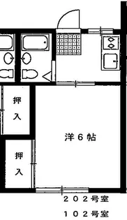 さくらハウス【2階】の間取り