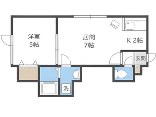 リュクス・N35【1階】の間取り