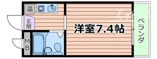 ソサエティ山手【3階】の間取り