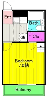 サン・スカイフロント【1階】の間取り