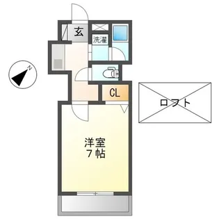 ビクトリアハウス【2階】の間取り