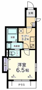 Calme‐MK【1階】の間取り