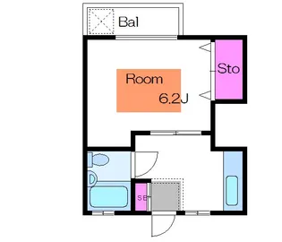スリーウッド【2階】の間取り