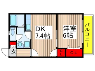 サンライズ八千代台【2階】の間取り