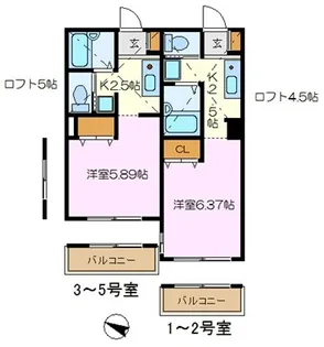 Amalfi横浜【2階】の間取り