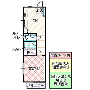 すみれマンション【2階】の間取り