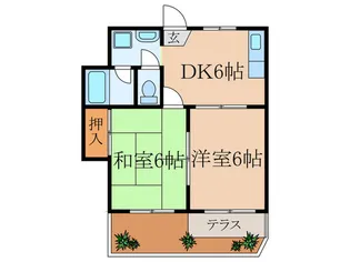 HILLS 1【1階】の間取り