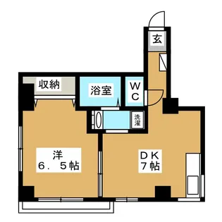 ハイツ山東I【2階】の間取り