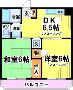 サンクーラム【1階】の間取り