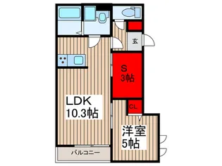 シャトー・レノア【2階】の間取り