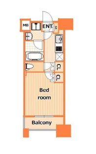 パークアクシス横浜山下町【6階】の間取り