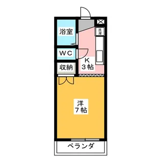 アネックスミヤタ拾号館【1階】の間取り