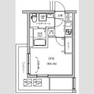 ラフィスタ亀有II【4階】の間取り