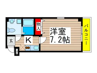 マリンズホ-ム【4階】の間取り