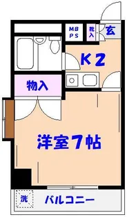 ジュネパレス市川第4【2階】の間取り