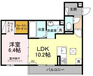 和留津【2階】の間取り