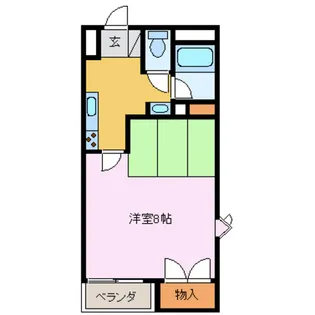 サンシャトー宝【3階】の間取り