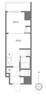 ハーモニーレジデンスグローバルキャピタル【4階】の間取り