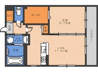 AI-Maison 田辺/昭和町【3階】の間取り