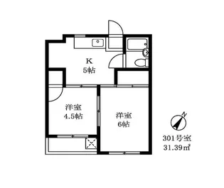 光ハウス【3階】の間取り