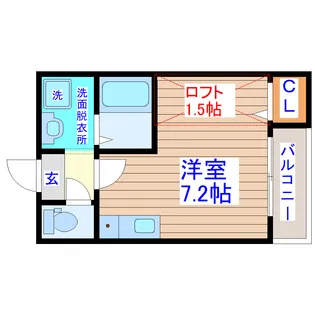 ラ・プチット・メゾン【1階】の間取り