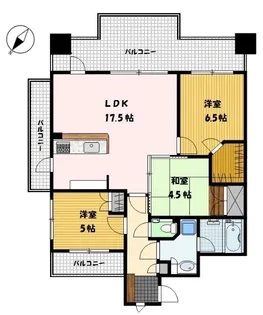 ビバシティクレインポート【9階】の間取り