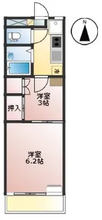 メゾン八尾【3階】の間取り