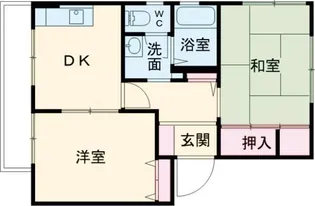 プラチナコート横尾A【2階】の間取り