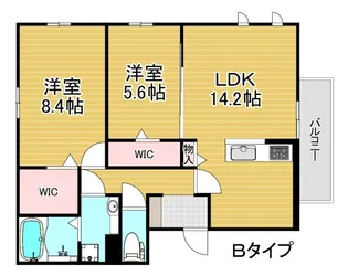 グランシャリオ【3階】の間取り