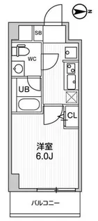 ALTERNA四つ木【6階】の間取り